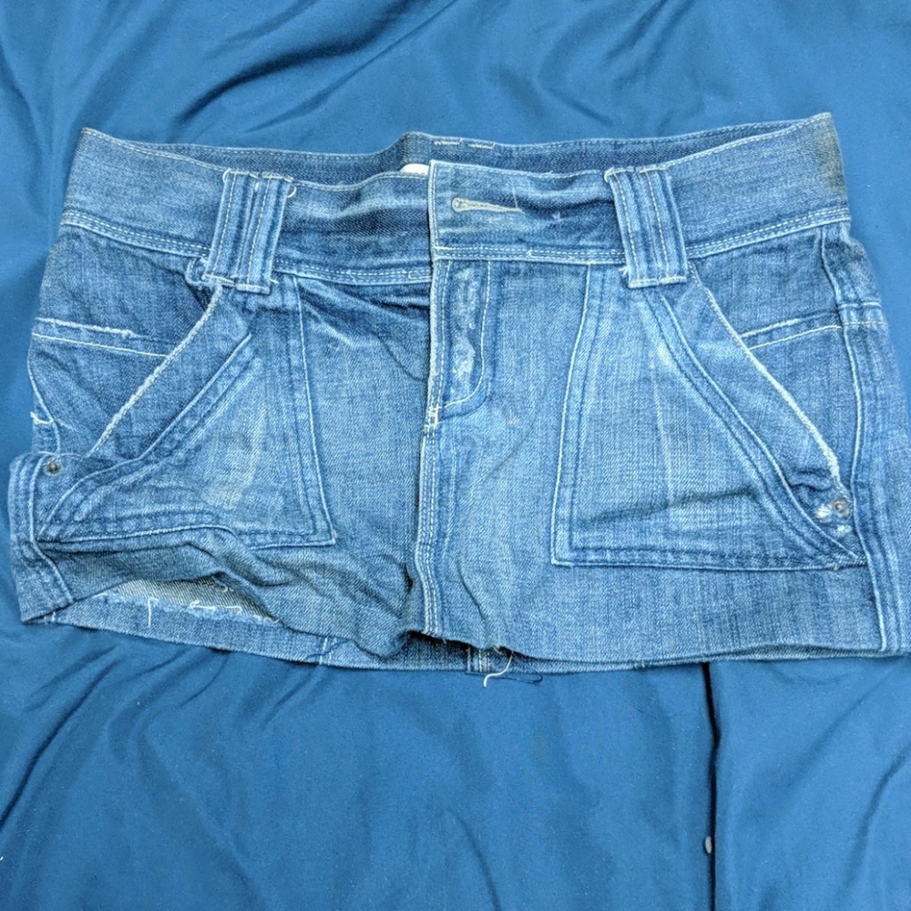 mossimo supply company jeans skirt